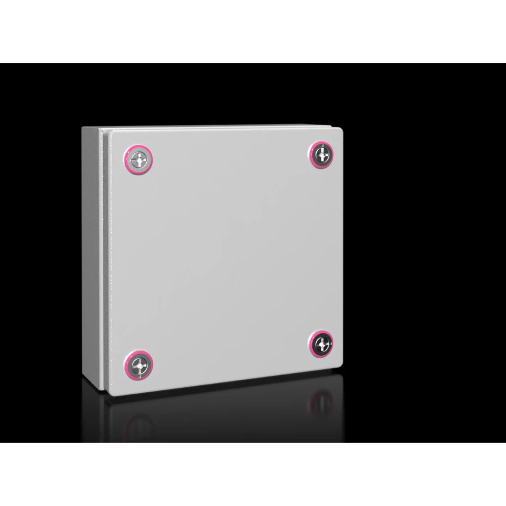 KX Caja de bornes de chapa de acero 200Hx200Wx80Dmm IP66 RAL7035 Sin placa.Mont