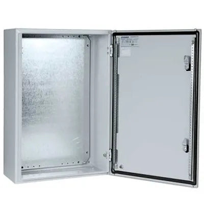 Gabinete mural de chapa de acero 1P 400Hx300Wx210Dmm RAL7035 IP66 NEMA 12, 4