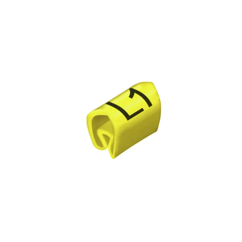 CLI C 1-6 GE/SW L1 MP Señalizador cerrado de cable 16-12AWG -L1- Amarillo 100Pz
