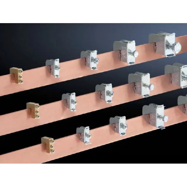 SV Bornes de conexión de latón para barra de 6-10Wmm 1-4mm² 15pz