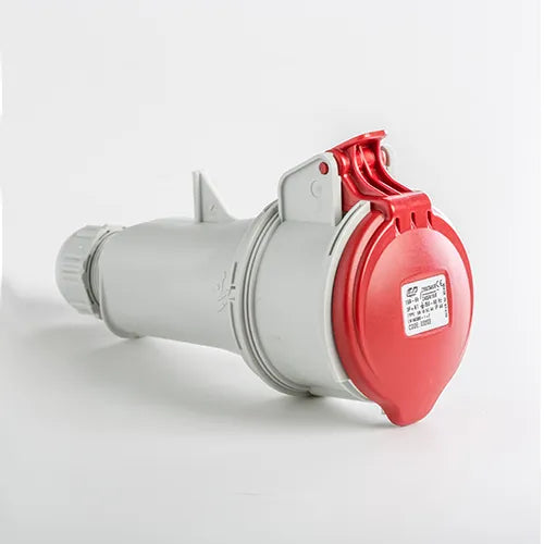 Base aérea 16A 3P+N+T 220/400VCA 6h Rojo IP44
