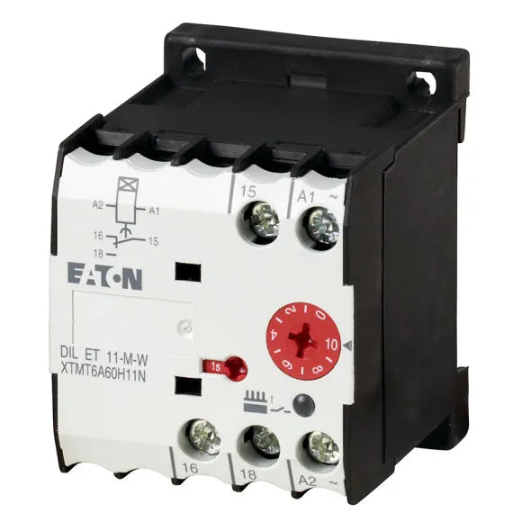 DILET11-M-W Relé de temporizado On-Delay (0.05s-60h) 400VCA 1CO IP20