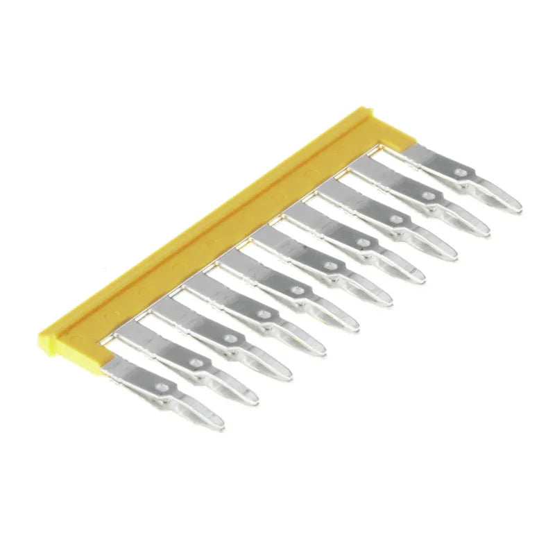 ZQV 2.5N/10 GE Puente enchufable amarillo de 10 polos para la Serie-A de 2.5 mm²