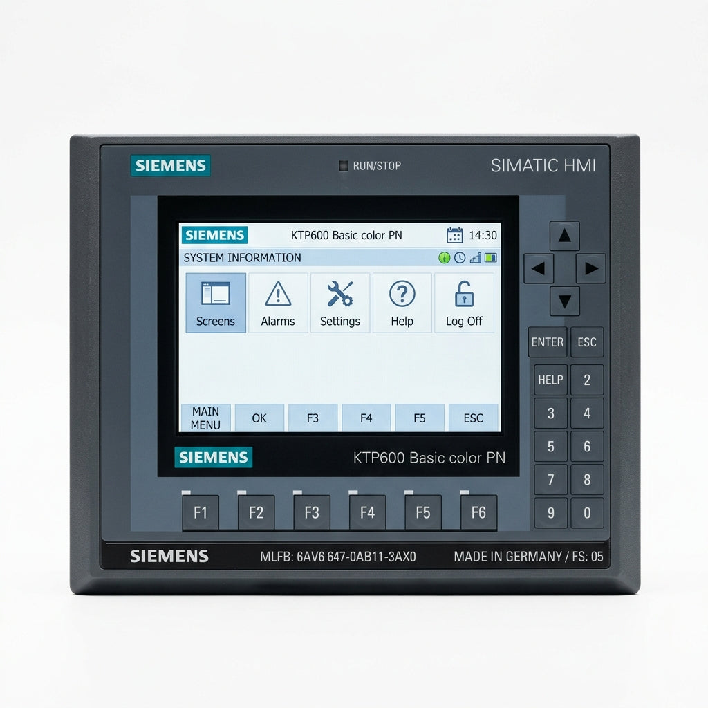 SIEMENS 6AV6 647-0AB11-3AX0 PANTALLA STN CON DETALLE