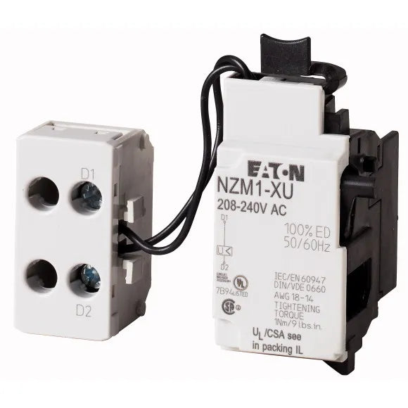 NZM1-XU110-130DC Bobina mínima tensión 120VCD block T Tamaño 1