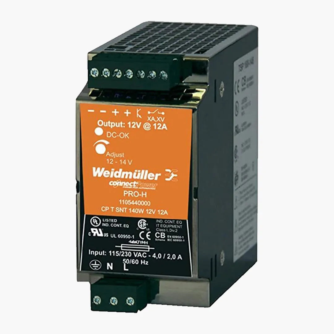 PRO-H Fuente de alimentación monofásica 100-240VCA Output 140W 12VCD 12A