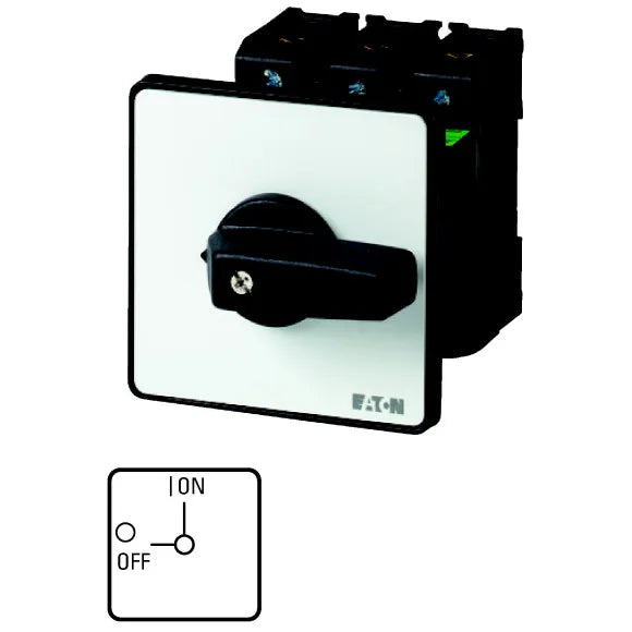P3-63/Z Interruptor ON-OFF Manija negra 3P 63A montaje a riel IP65