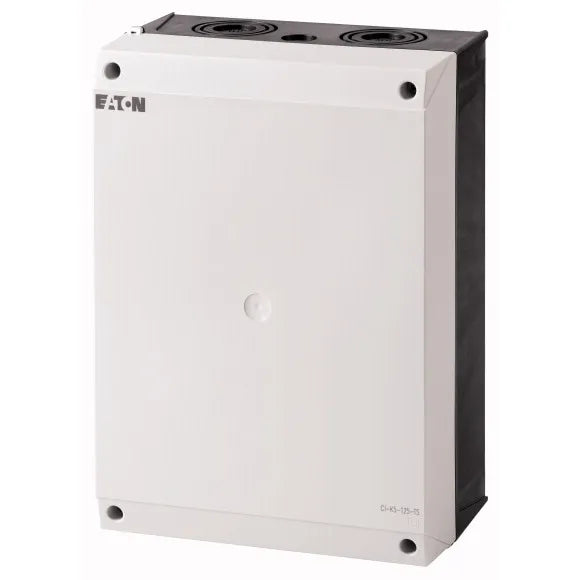 CI-K5-125-TS Caja aislada con riel de montaje 234Hx200Wx125D Montaje panel IP65