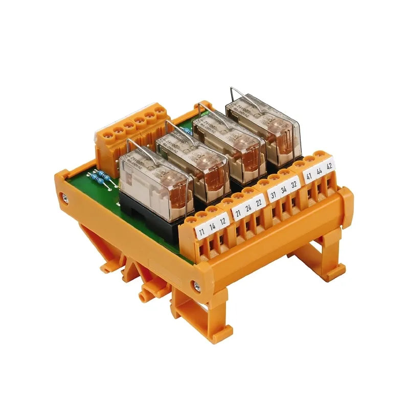 RSM 4R 24VDC LP GEM.- Interfaz con 4 relés 24VCD 1CO 1NA1NC AgNi 6A 250V