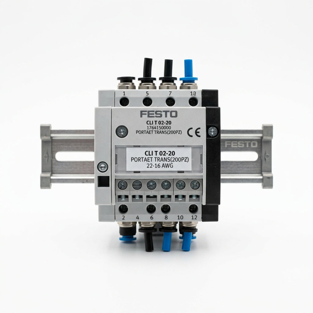 FESTO CLI T 02-20, PORTAET TRANS(200PZ) 22-16 AWG 1764150000