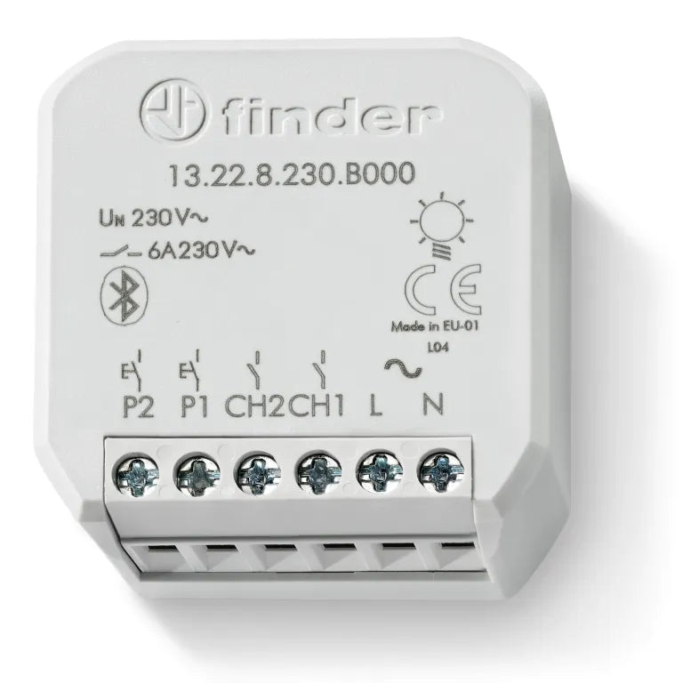 Relé multifunción electrónico con Bluetooth YESLY 110-230VCA 2NA 6A 230V