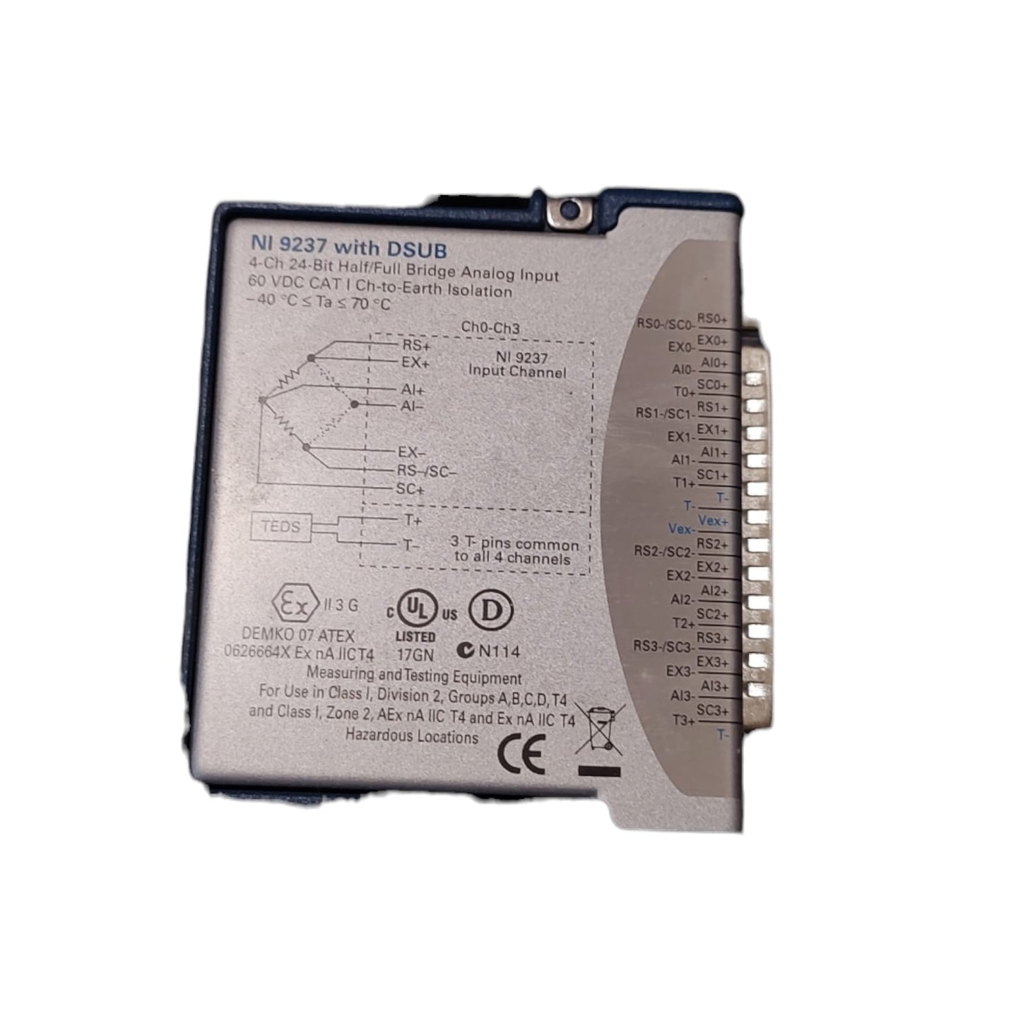 National instruments NI-9237 módulo de entrada analógica
