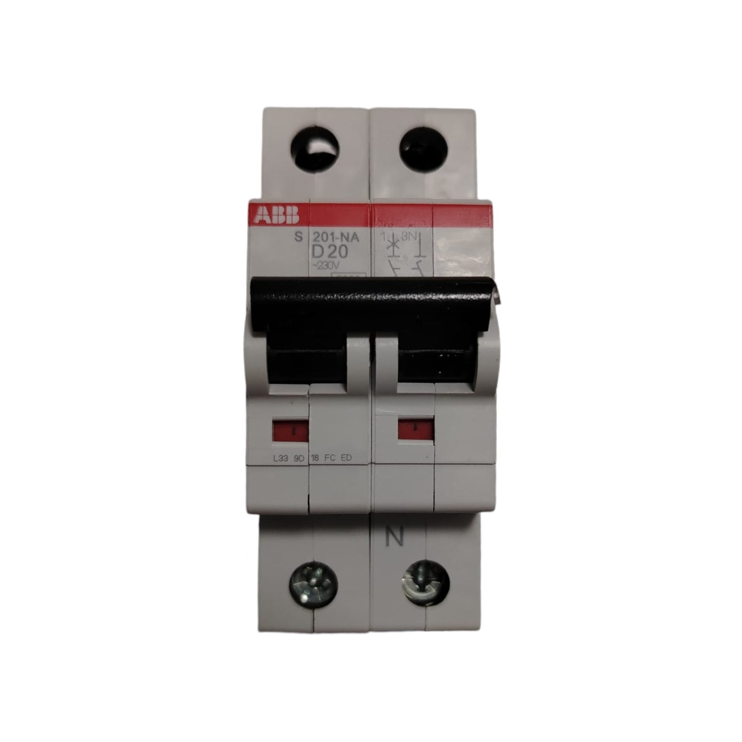 ABB S 201-NA D20/ 2CDS 251103 R0201 Interruptor termomagnético