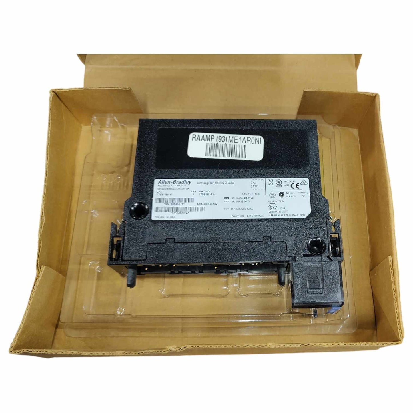 Allen Bradley 1756-IB16 PLC.