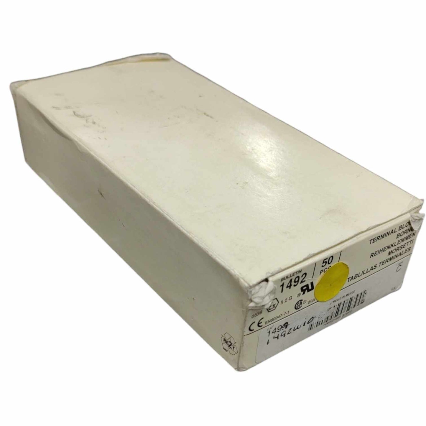 Allen Bradley 1492-W10 clemas 50 piezas