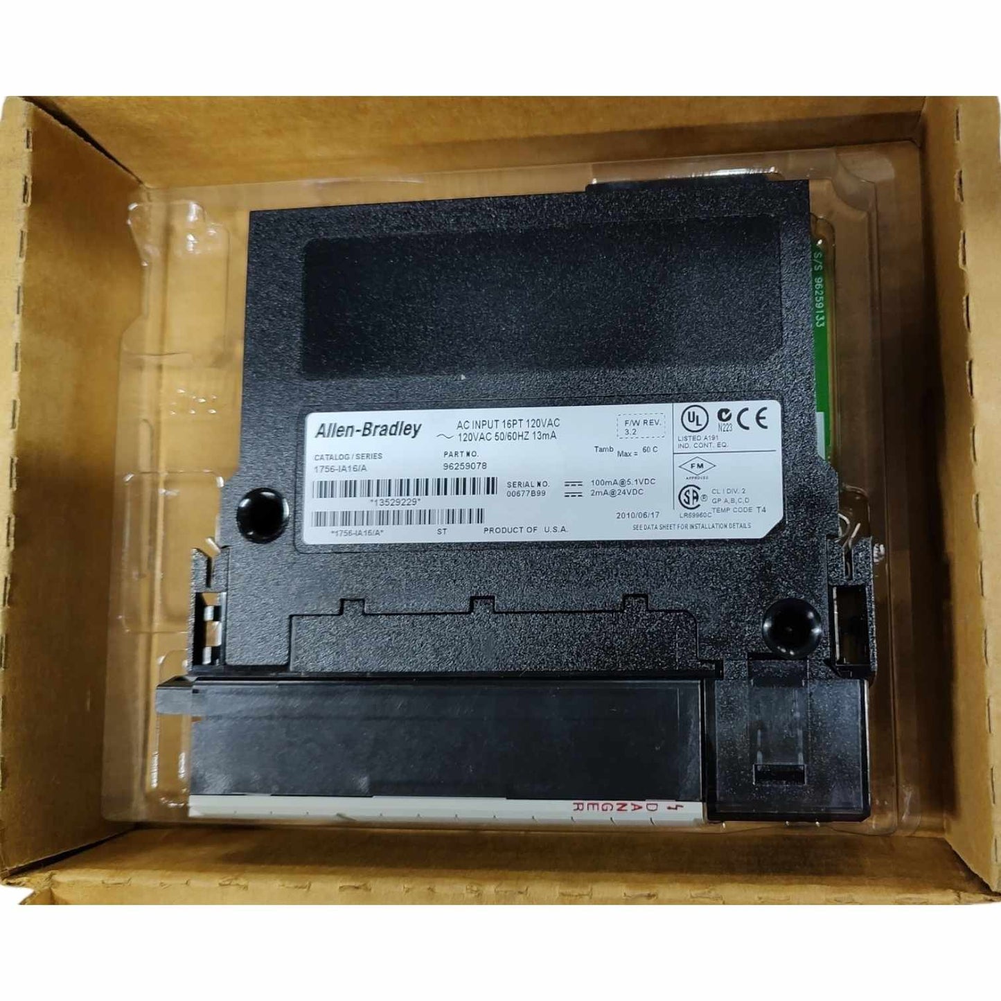 Allen Bradley 1756-IA16 módulo de entrada.
