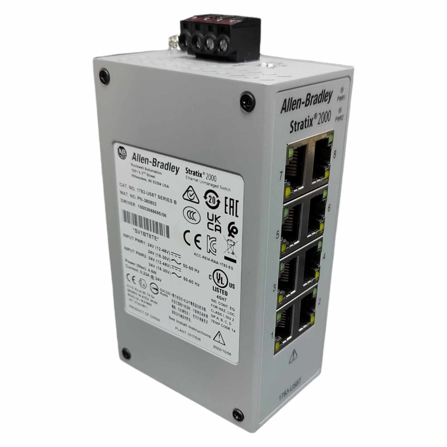 Allen Bradley 1783-US8T Modulo Switch