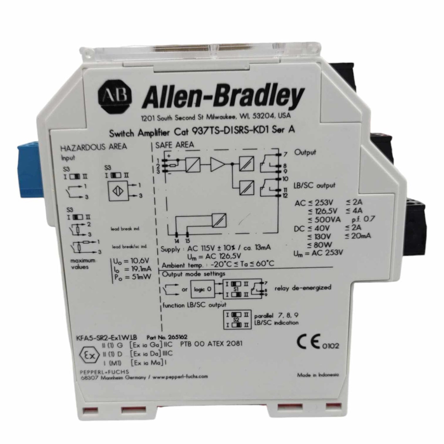 Allen Bradley 937TS-DISRS-KD1 Relevador de seguridad