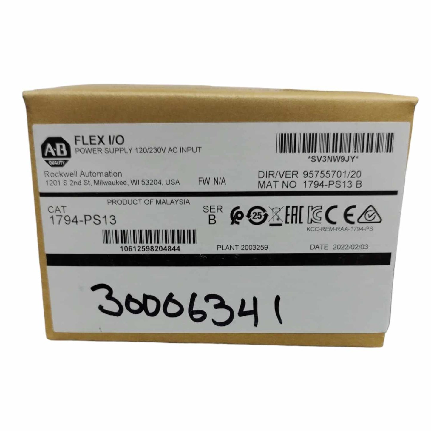 Allen Bradley 1794-PS13