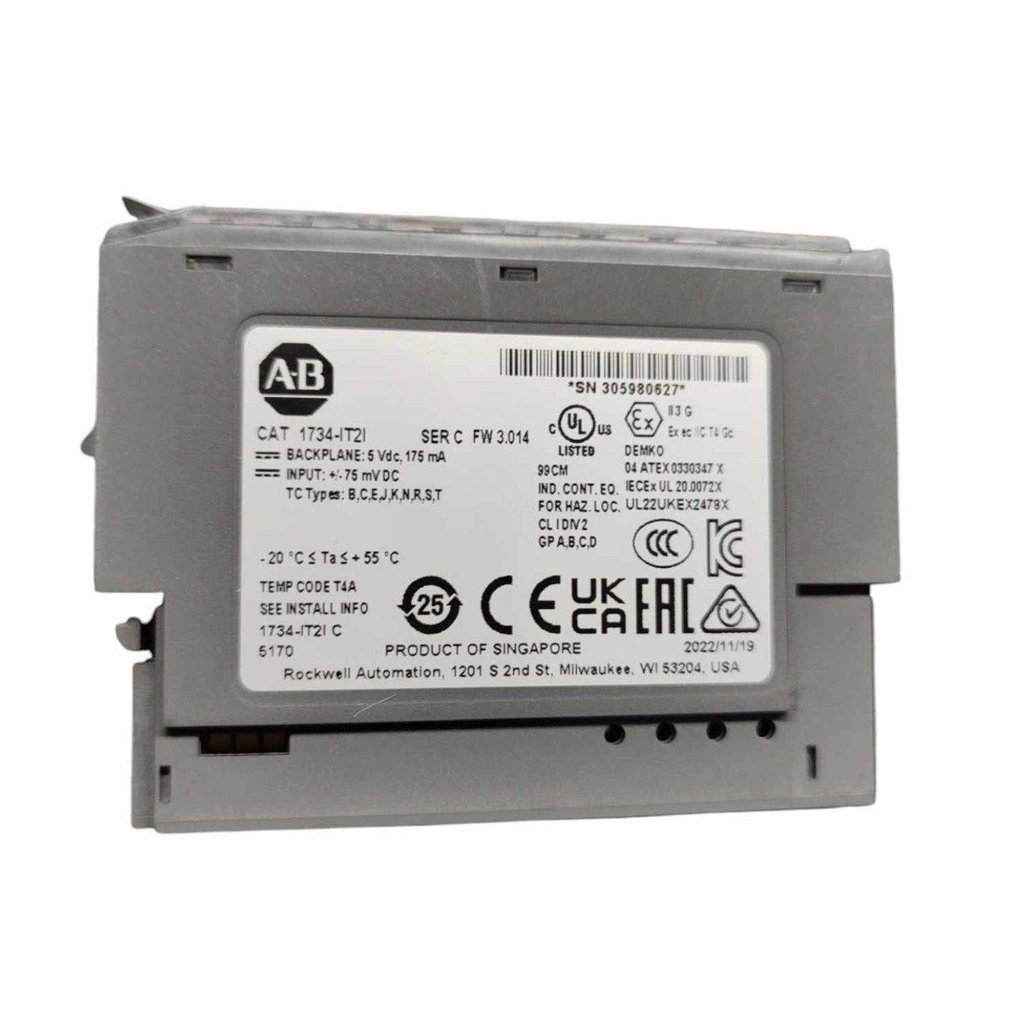 Allen Bradley 1734-IT2I Módulo de entrada