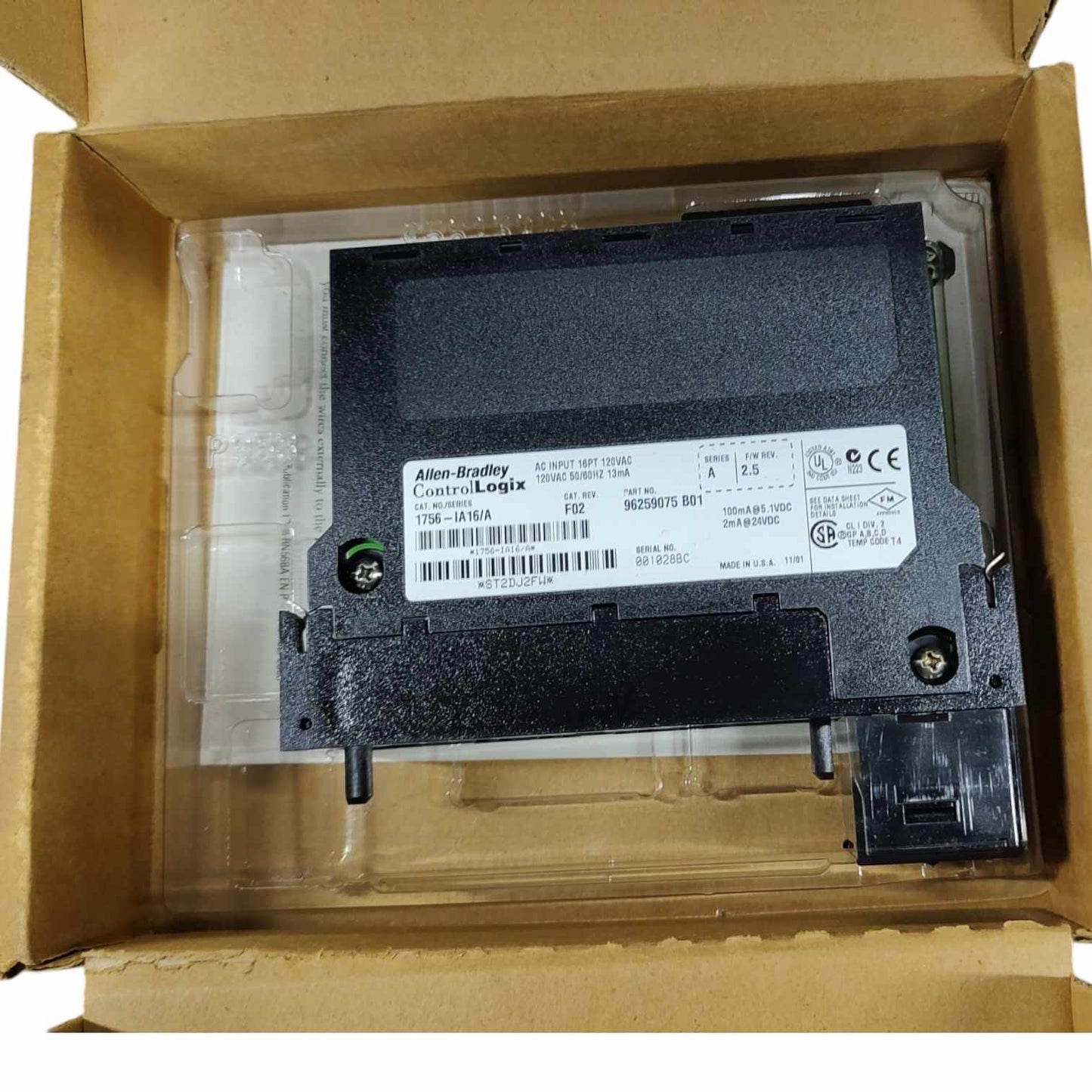 Allen Bradley 1756-IA16 módulo de entrada.