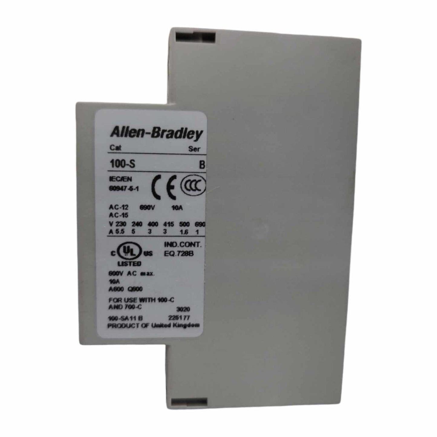 Allen Bradley 100-S Bloque auxiliar