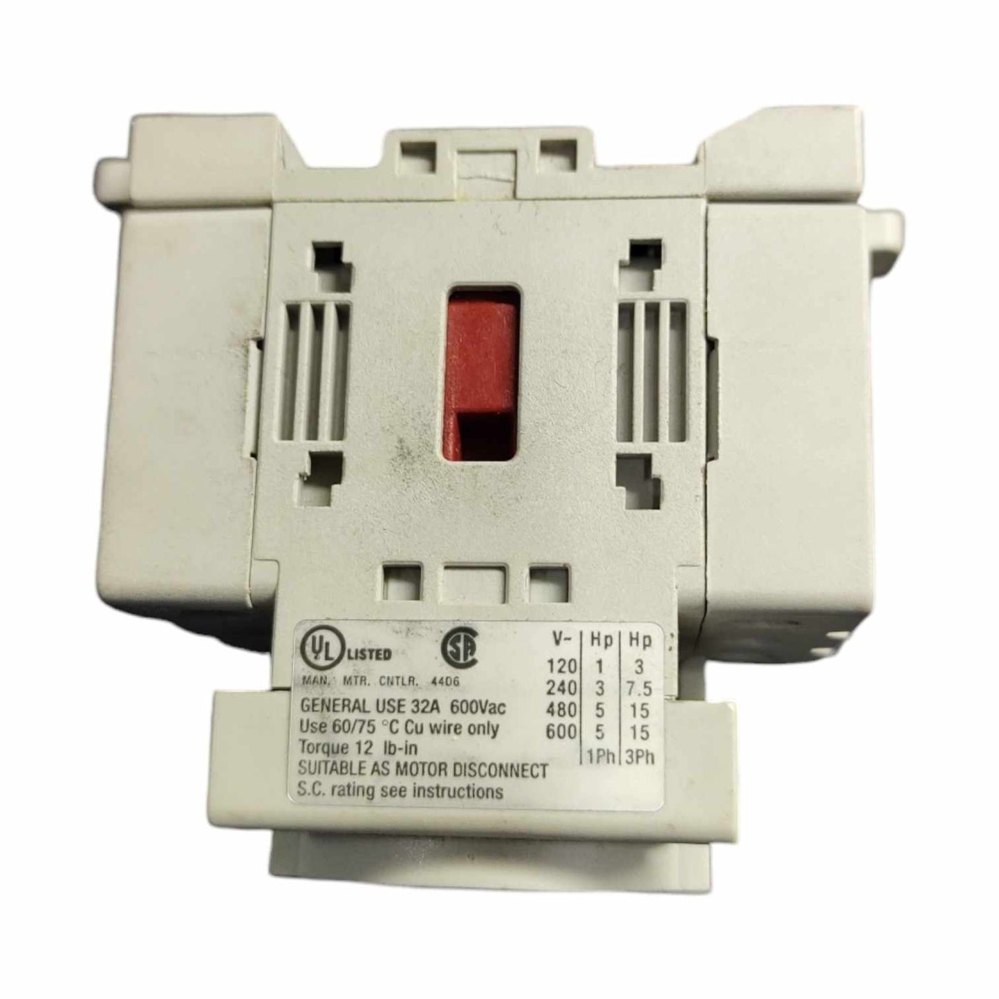 Allen Bradley 194E-A32-1753 Interruptor de carga