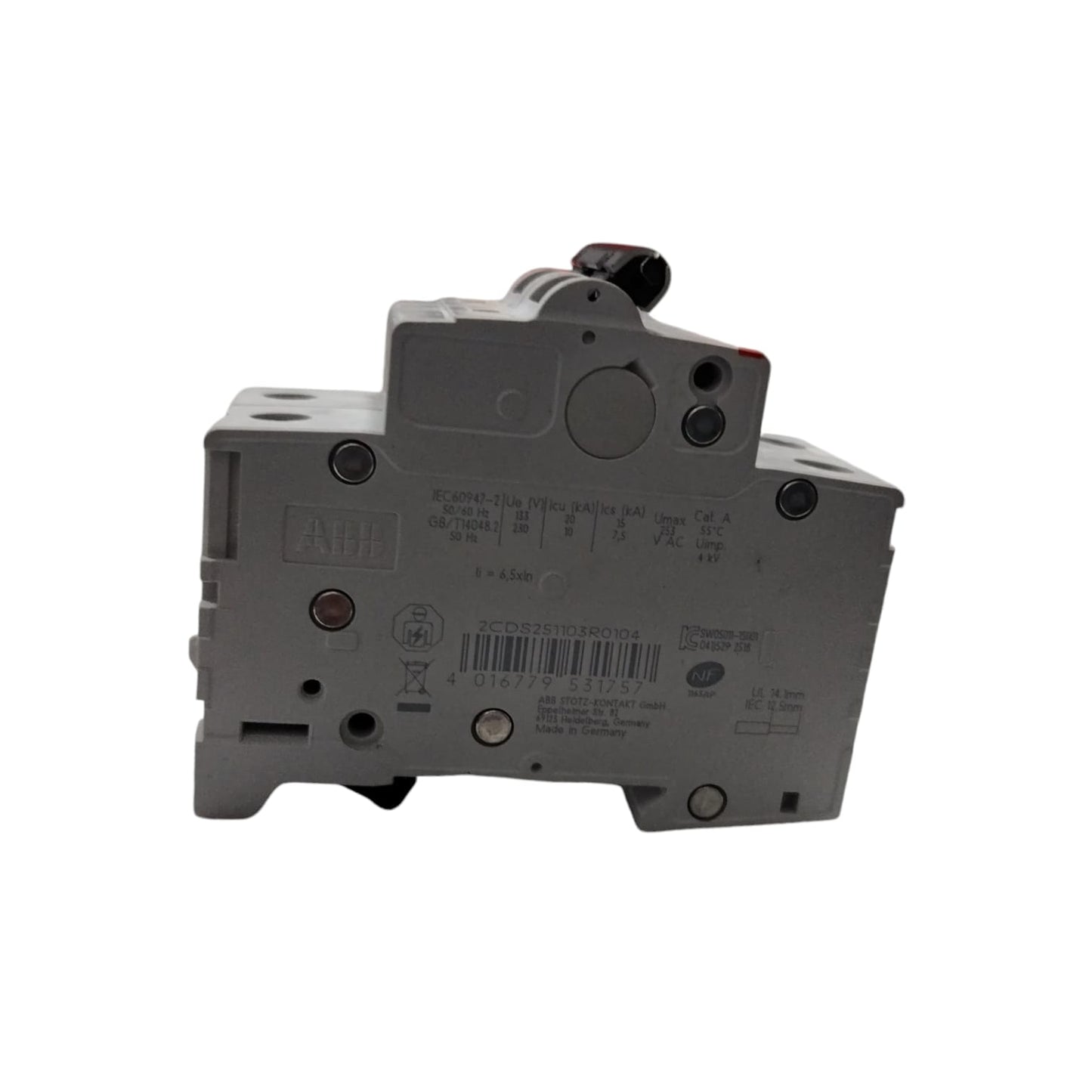 ABB S 201-NA C10 2CDS251103R0104 Interruptor termomagnético
