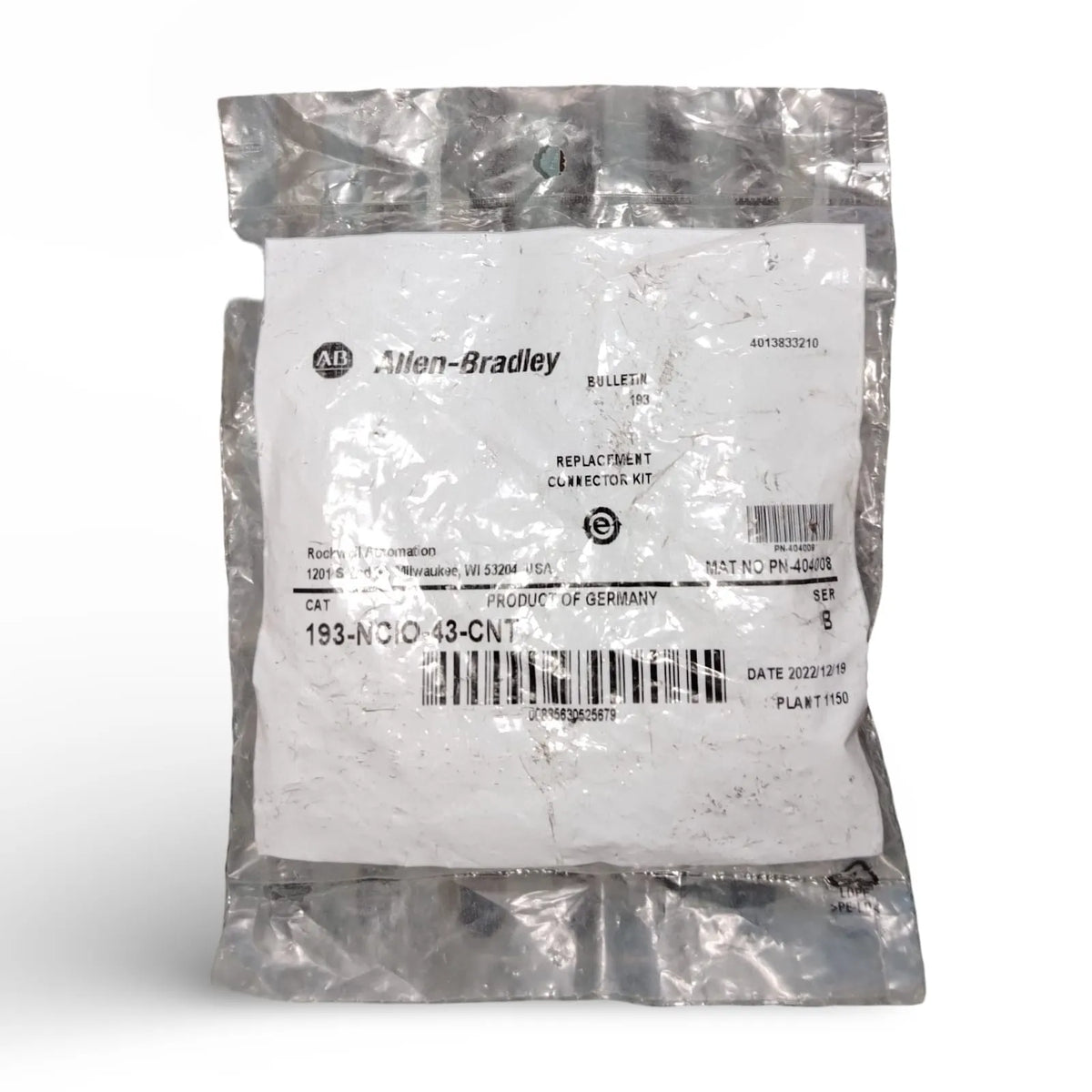 ALLEN BRADLEY PIN 404008 B