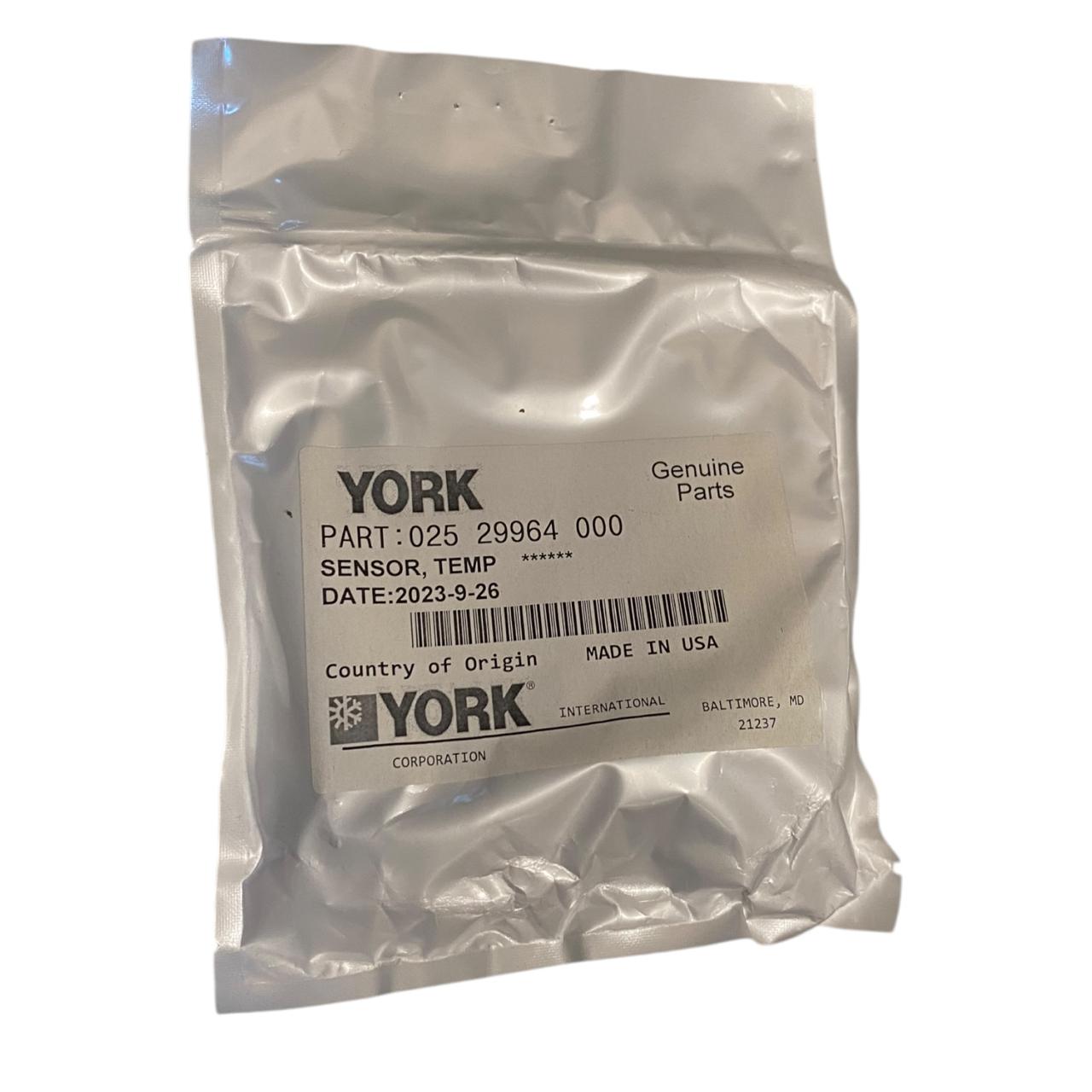 York 025 29964 000 sensor de temperatura de agua