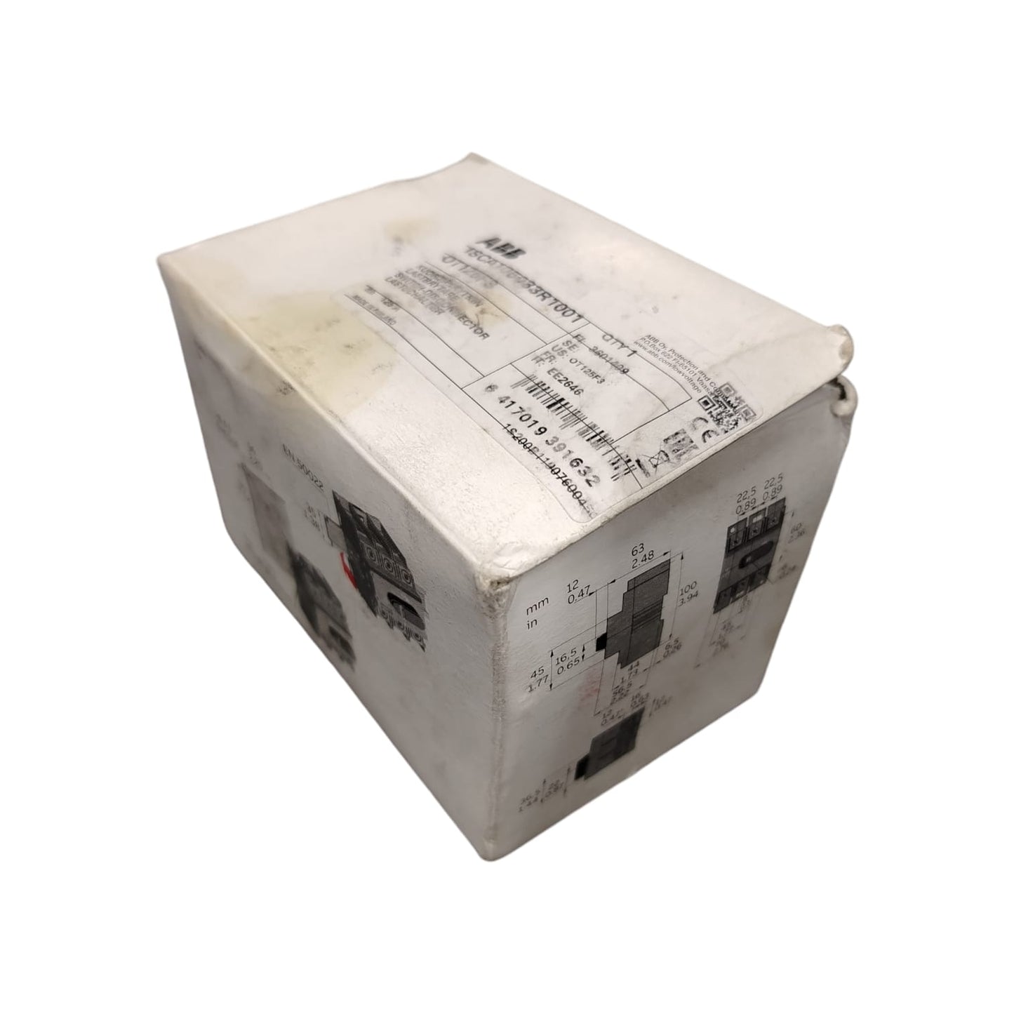 ABB IS200B11907600450/OT125F3 Interruptor trifásico
