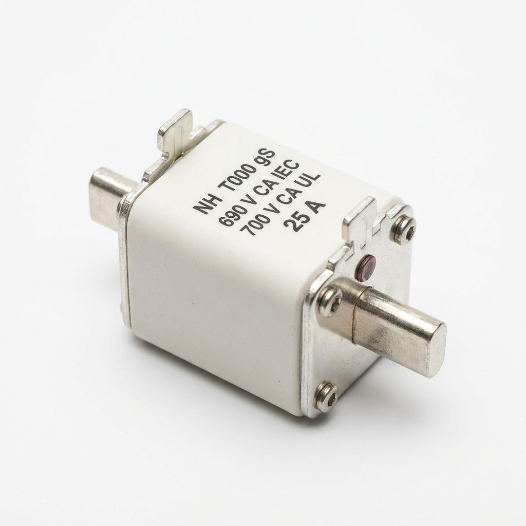 Fusible cuadrado de alta velocidad NH T000 gS 690 V CA IEC 700 V CA UL 25 A