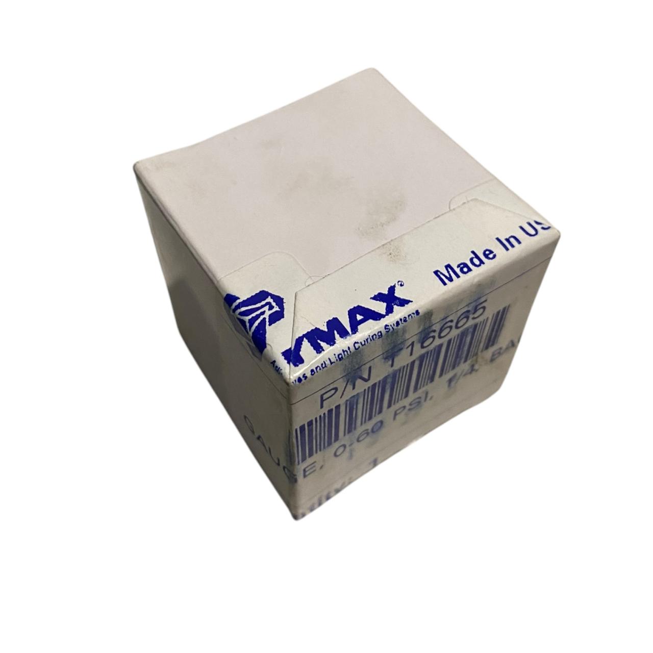 Manómetro ymax GAUGE, 0-60 PSI, 1/4 black