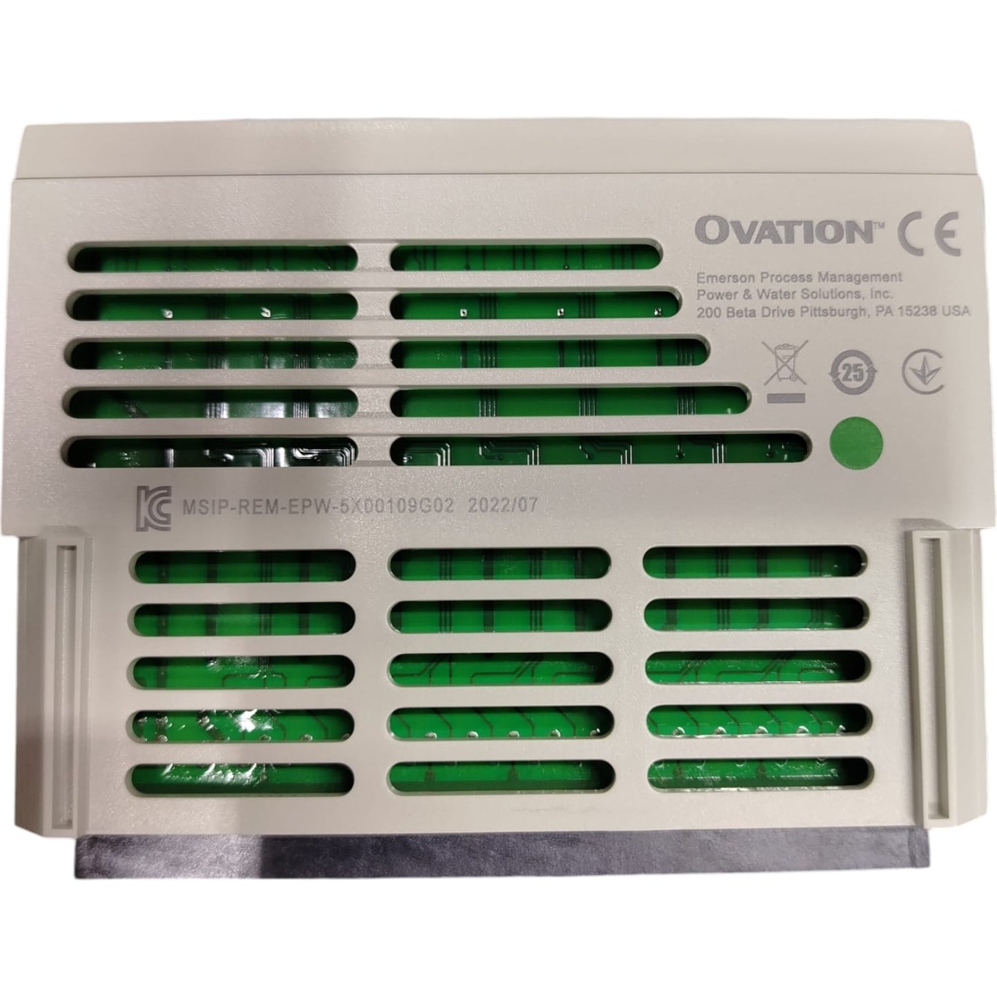 Emerson Ovation 5X00109G02 módulo de entrada analógica