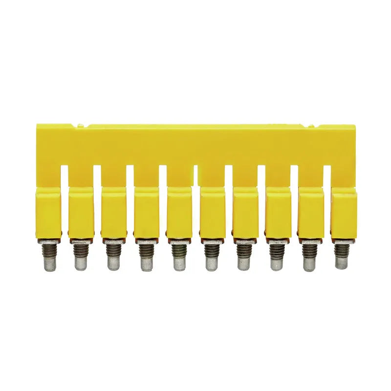 WQV 2.5/10 Puente atornillable amarillo de 10 polos para WDU/WDK de 2.5 mm²