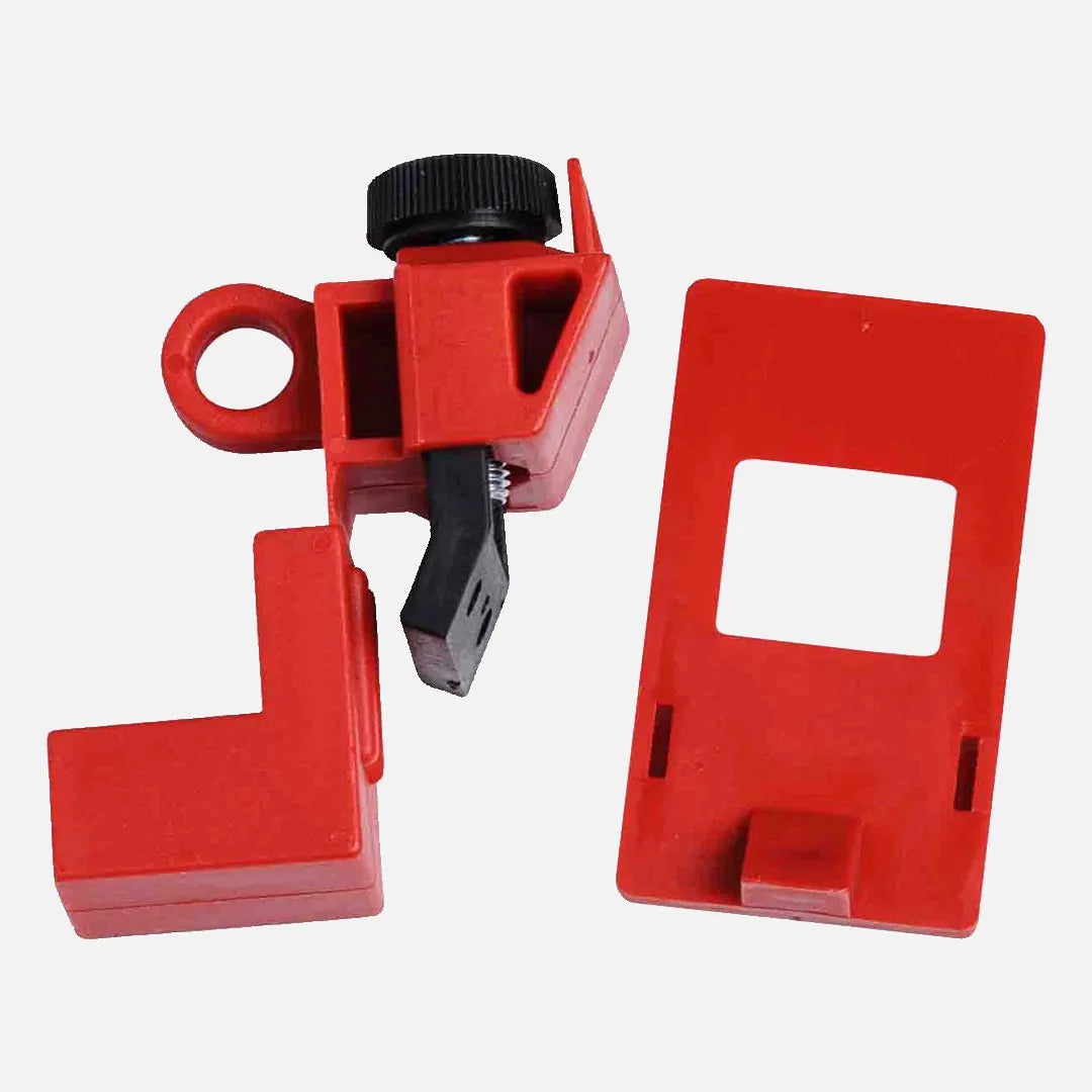 Bloqueo con abrazadera para MCB de 120/277 V rojo 6pz