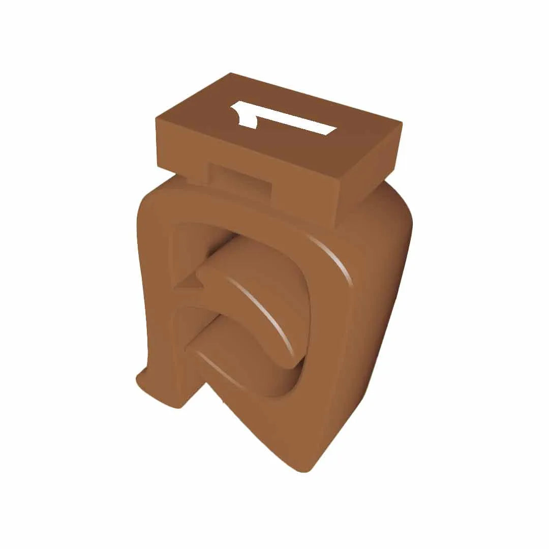 M-FIX O 3.3 BR/WS 1 Señalizador abierto de cable 6-4AWG -1- Cafe 210Pz