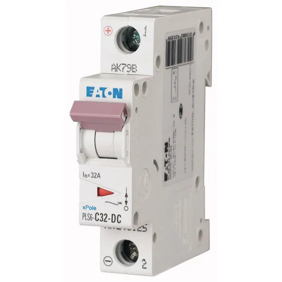 PLS6-C32-DC-MW Xpole Interruptor termomagnético para DC 1P 32A 6kA Curva C
