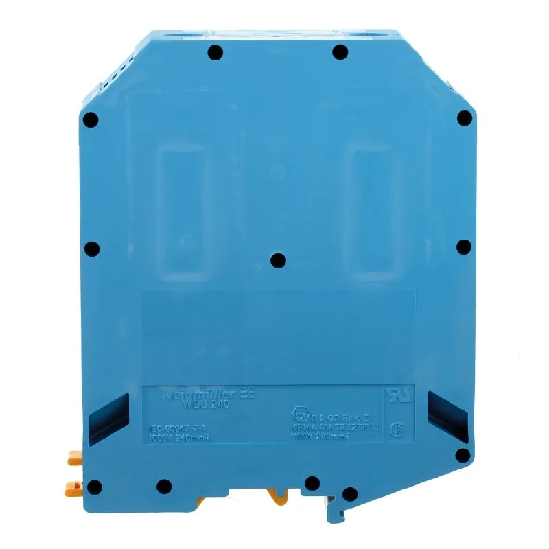 WDU 240 BL Clema de paso en color azul 240mm² 1/0-500MCM 415A 1000VCA