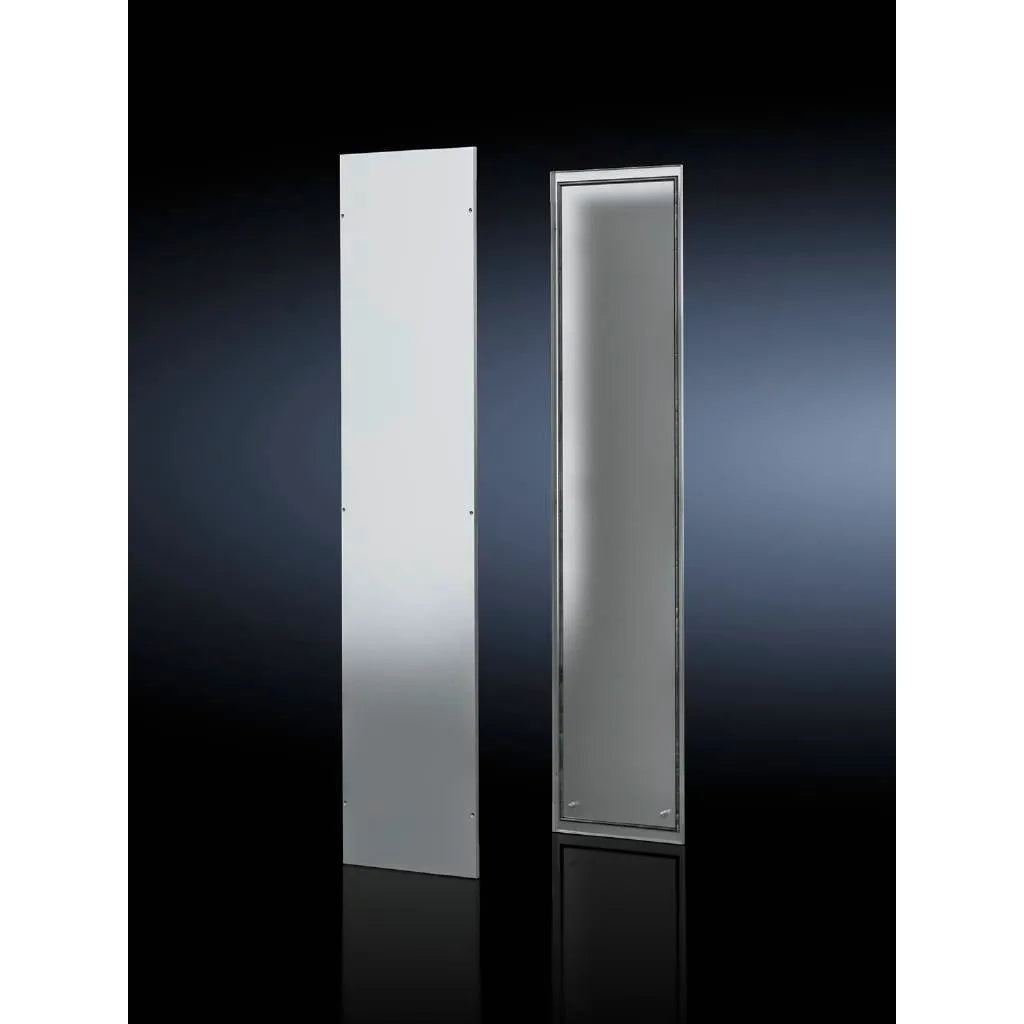 TS Laterales atornillables de chapa de acero 2000Hx500Dmm 2 piezas RAL 7035