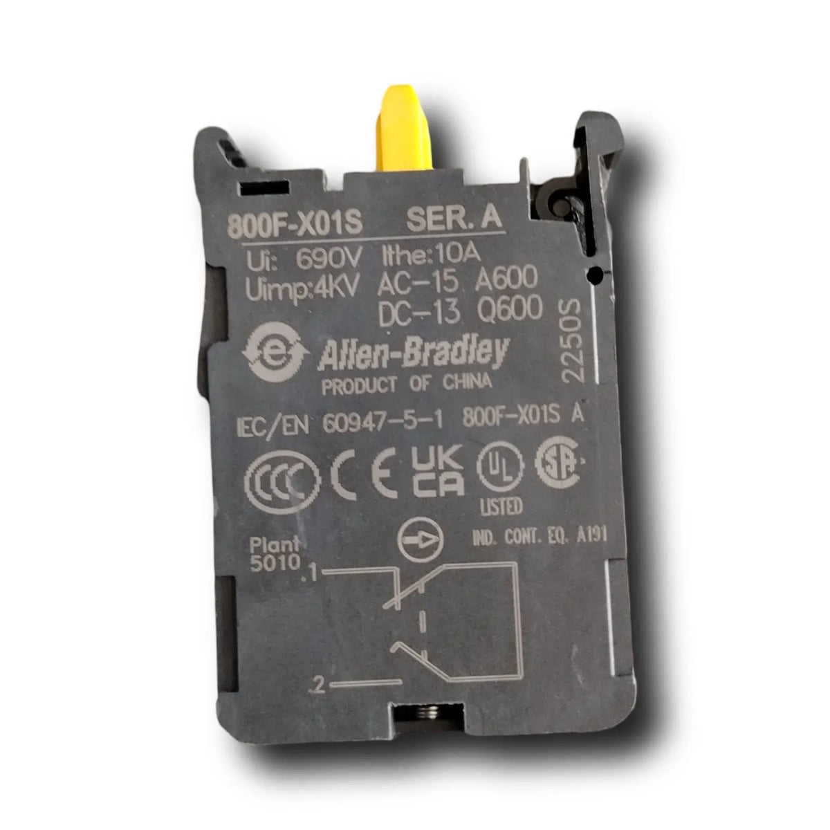 ALLEN-BARADLEY 800F-X01S SER A