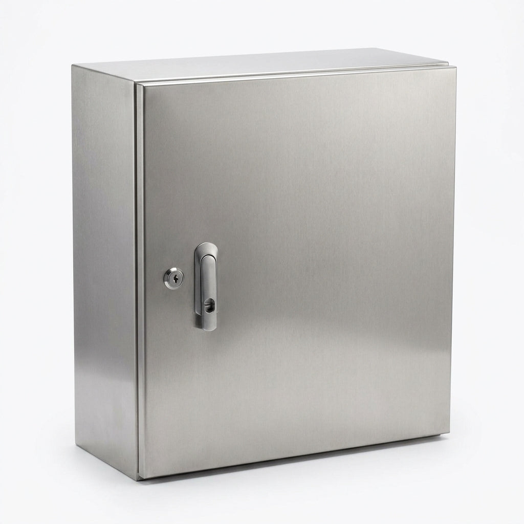 Gabinete mural de acero inoxidable AISI304 1P 600Hx600Wx210Dmm IP66 NEMA 4X