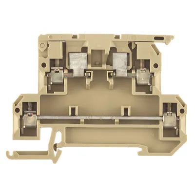 KDKS 1/35 Clema 2-Pisos portafusible europeo 26-12AWG Beige Claro