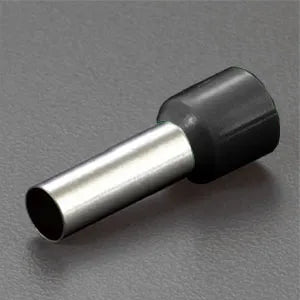 Terminal tipo ferrul aislada 1.5mm² 16AWG 100pz Negro