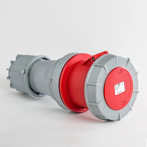 Base aérea 125A 3P+T 400VCA 6h Rojo IP66-IP67