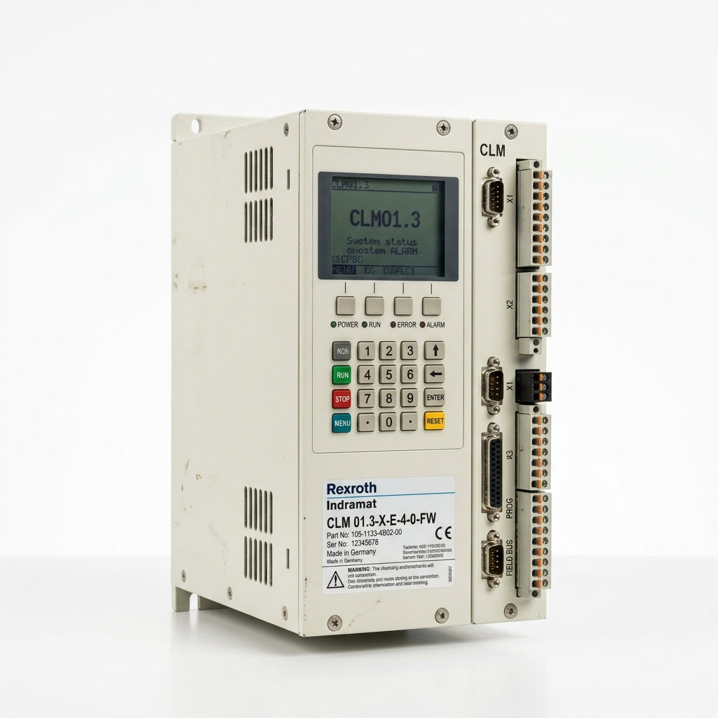 Indramat Clm01.3-x-e-4-0-fw controlador de posicionamiento