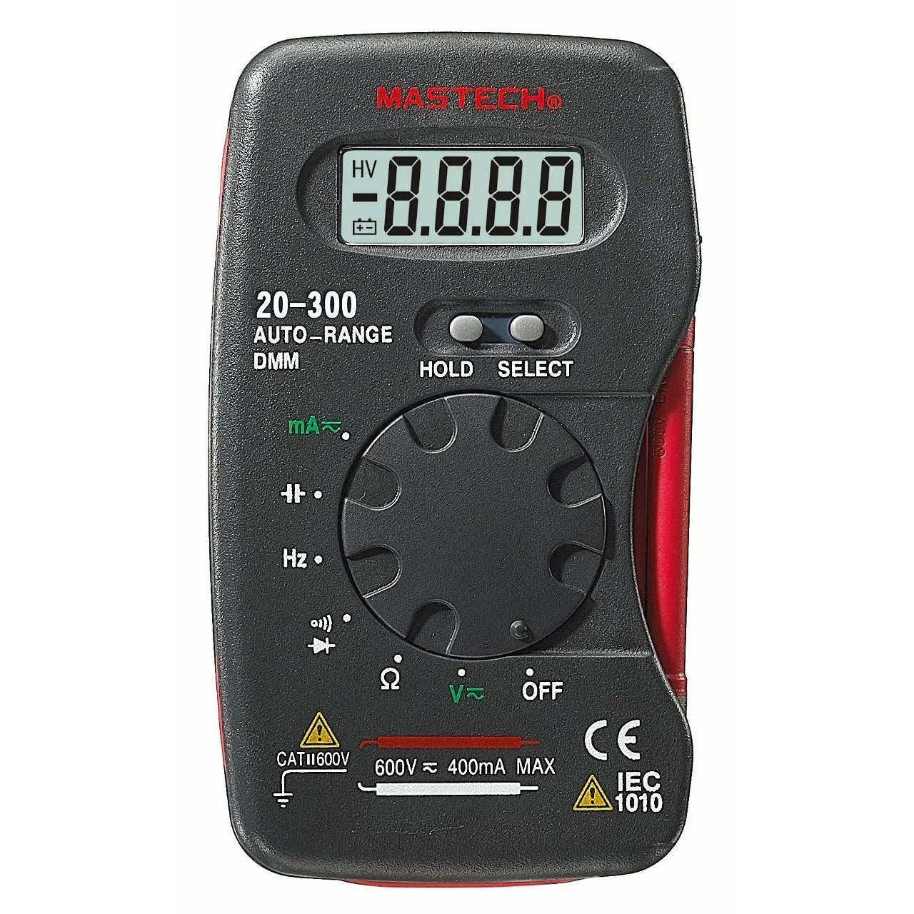 MULT 600V AC/DC, 400MA AC/DC