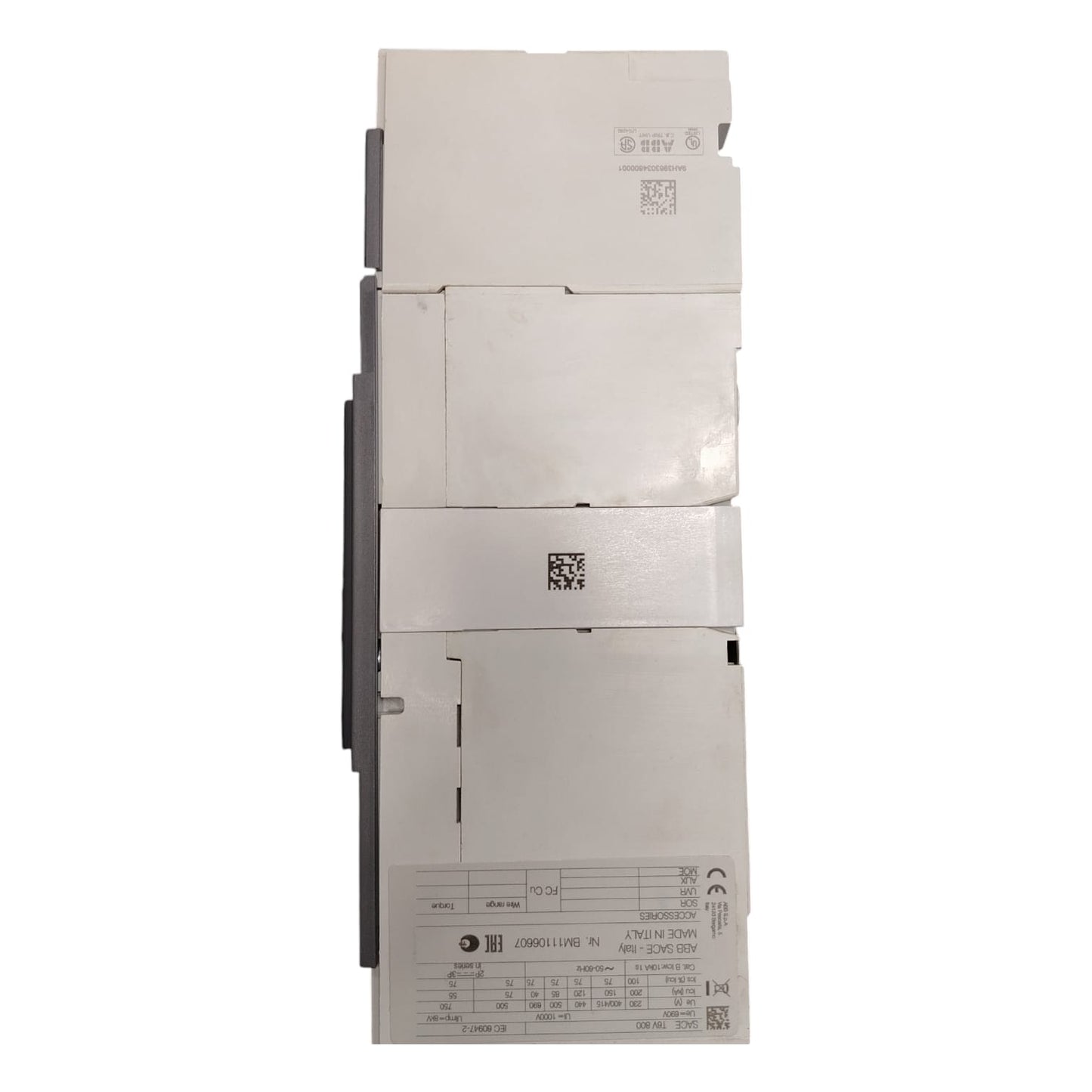ABB Sace Tmax T6 V 800 INTERRUPTOR TERMOMAGNÉTICO