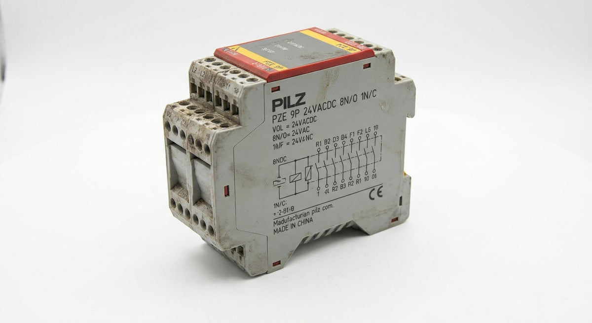 PILZ PZE 9P 24VACDC 8N/O 1N/C