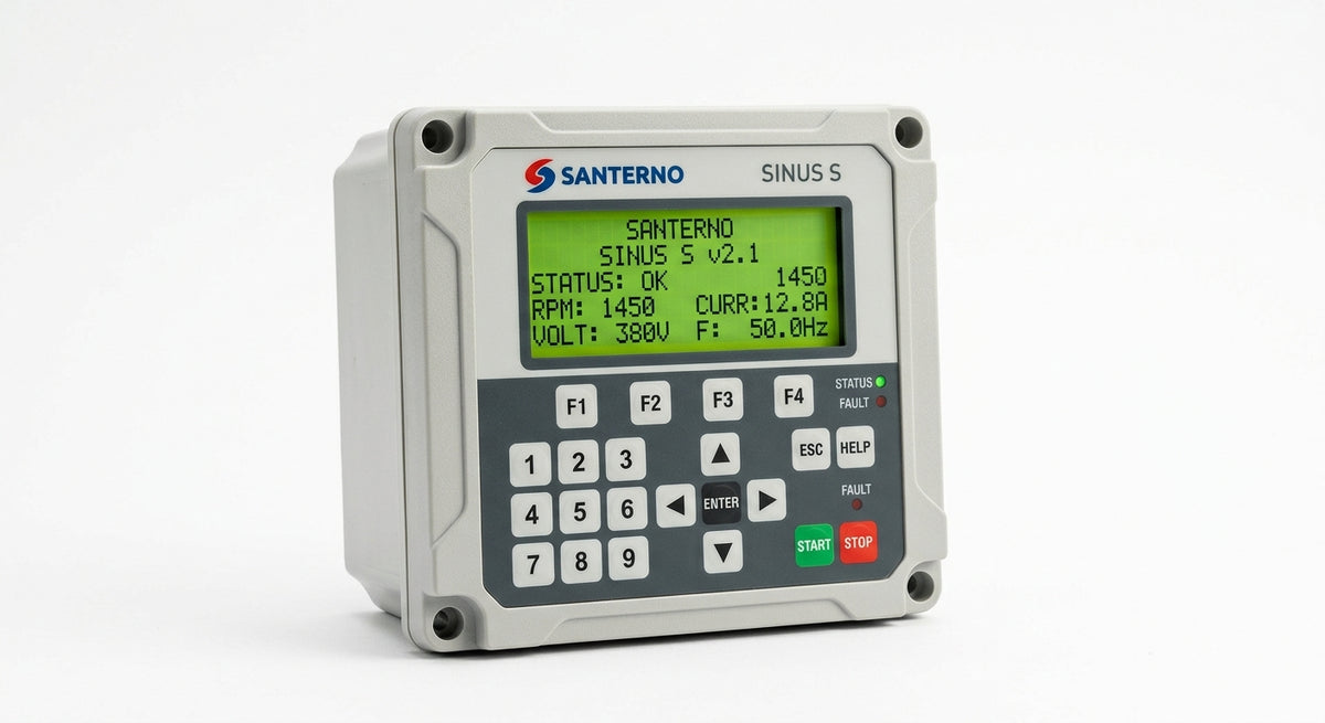 Santerno SINUS S Display and keyboard